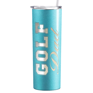 Golf Dad Laser Engraved on Stainless Steel Golf Tumbler