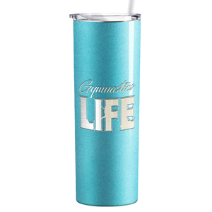 Gymnastics Life Laser Engraved on Stainless Steel Gymnastics Tumbler