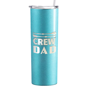 Crew Dad Laser Engraved on Stainless Steel Crew Tumbler