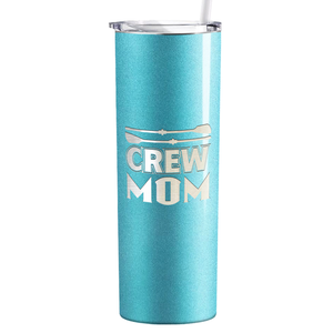 Crew Mom Laser Engraved on Stainless Steel Crew Tumbler