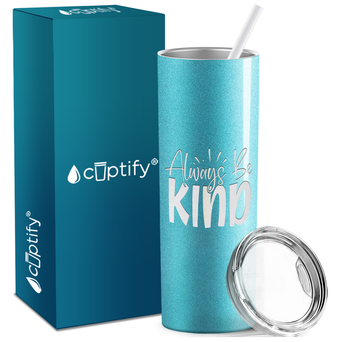 Always Be Kind Laser Engraved on Stainless Steel Inspirational Tumbler