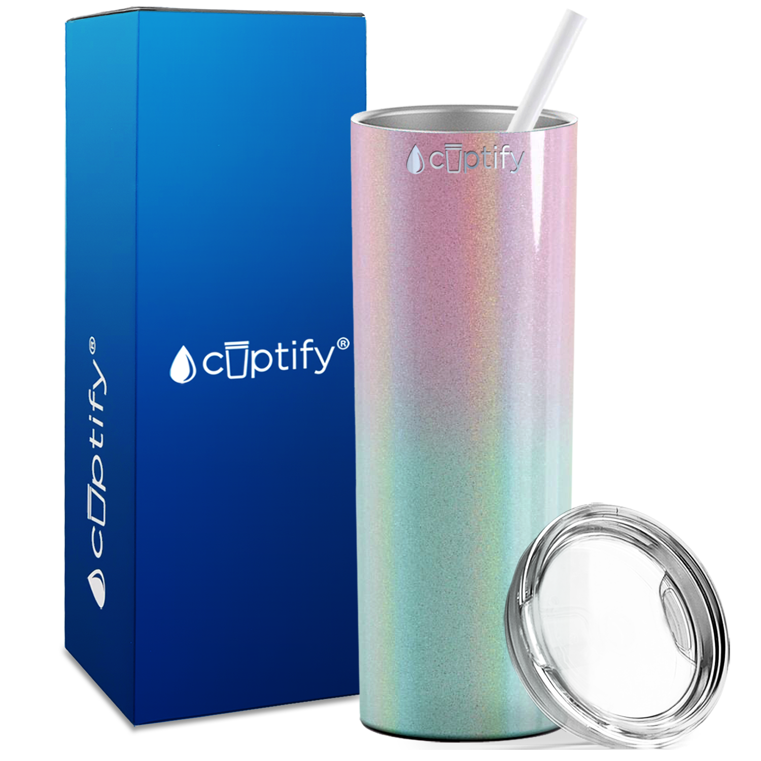  Unicorn Ombre Skinny Tumbler