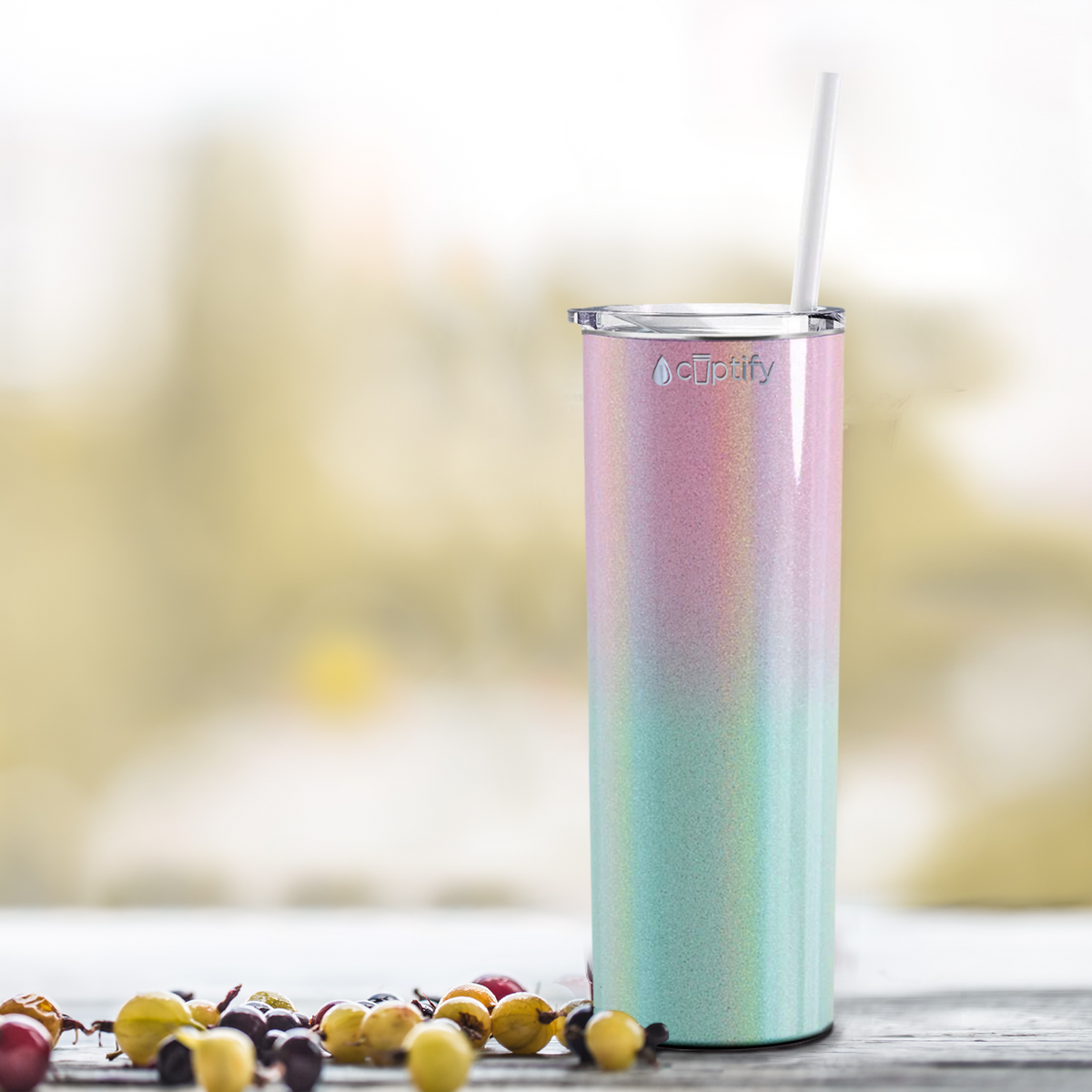  Unicorn Ombre Skinny Tumbler