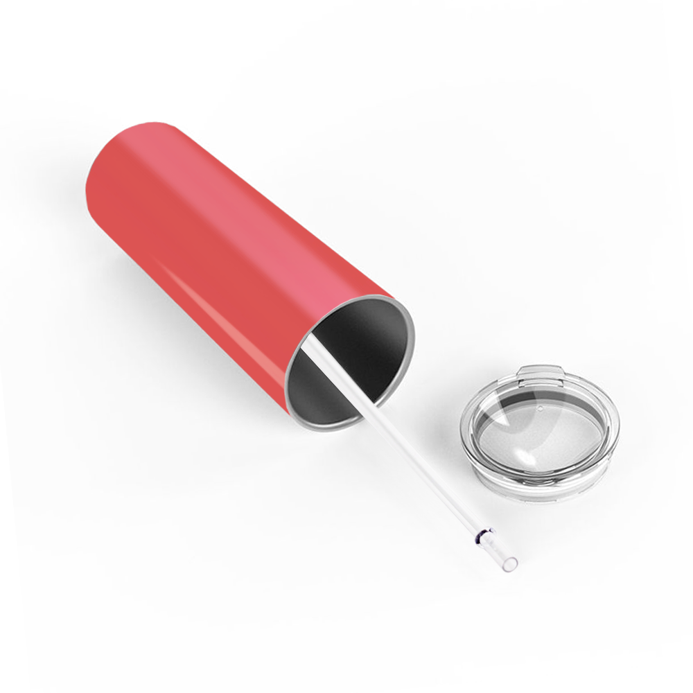 Personalized Engraved 20 oz Skinny 20oz Tumbler - Guava Gloss