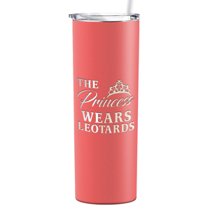 This Princess Wears Leotards Laser Engraved on Stainless Steel Gymnastics Tumbler