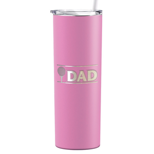 Golf Dad with Golf Ball Laser Engraved on Stainless Steel Golf Tumbler