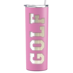 Golf Laser Engraved on Stainless Steel Golf Tumbler