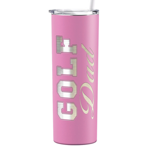 Golf Dad Laser Engraved on Stainless Steel Golf Tumbler