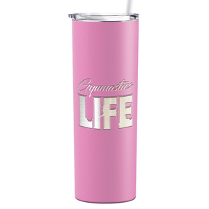 Gymnastics Life Laser Engraved on Stainless Steel Gymnastics Tumbler