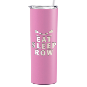 Eat Sleep Row Crew Laser Engraved on Stainless Steel Crew Tumbler