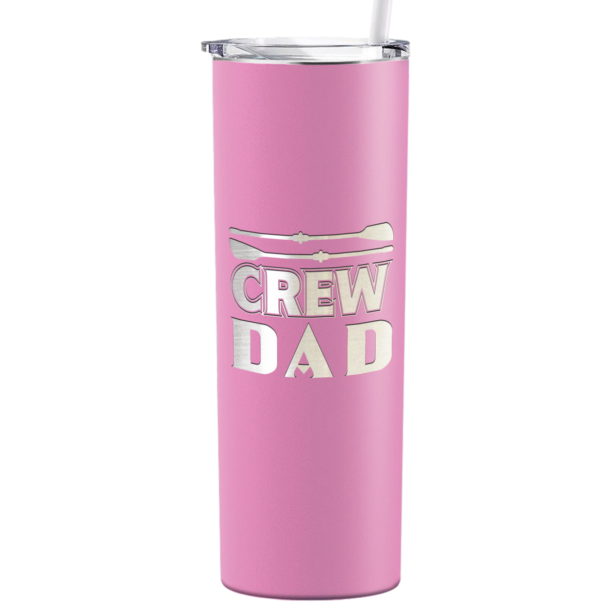 Crew Dad Laser Engraved on Stainless Steel Crew Tumbler