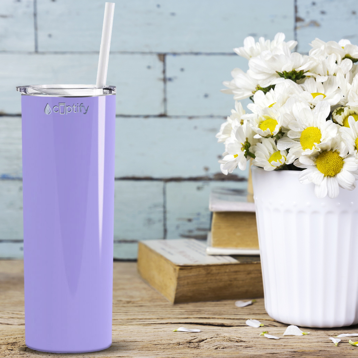  Lavender Gloss Skinny Tumbler
