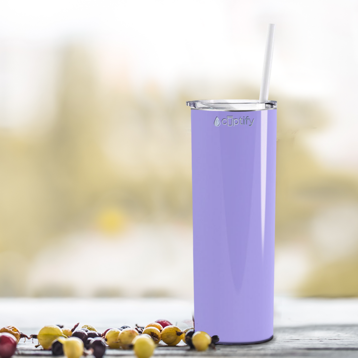  Lavender Gloss Skinny Tumbler