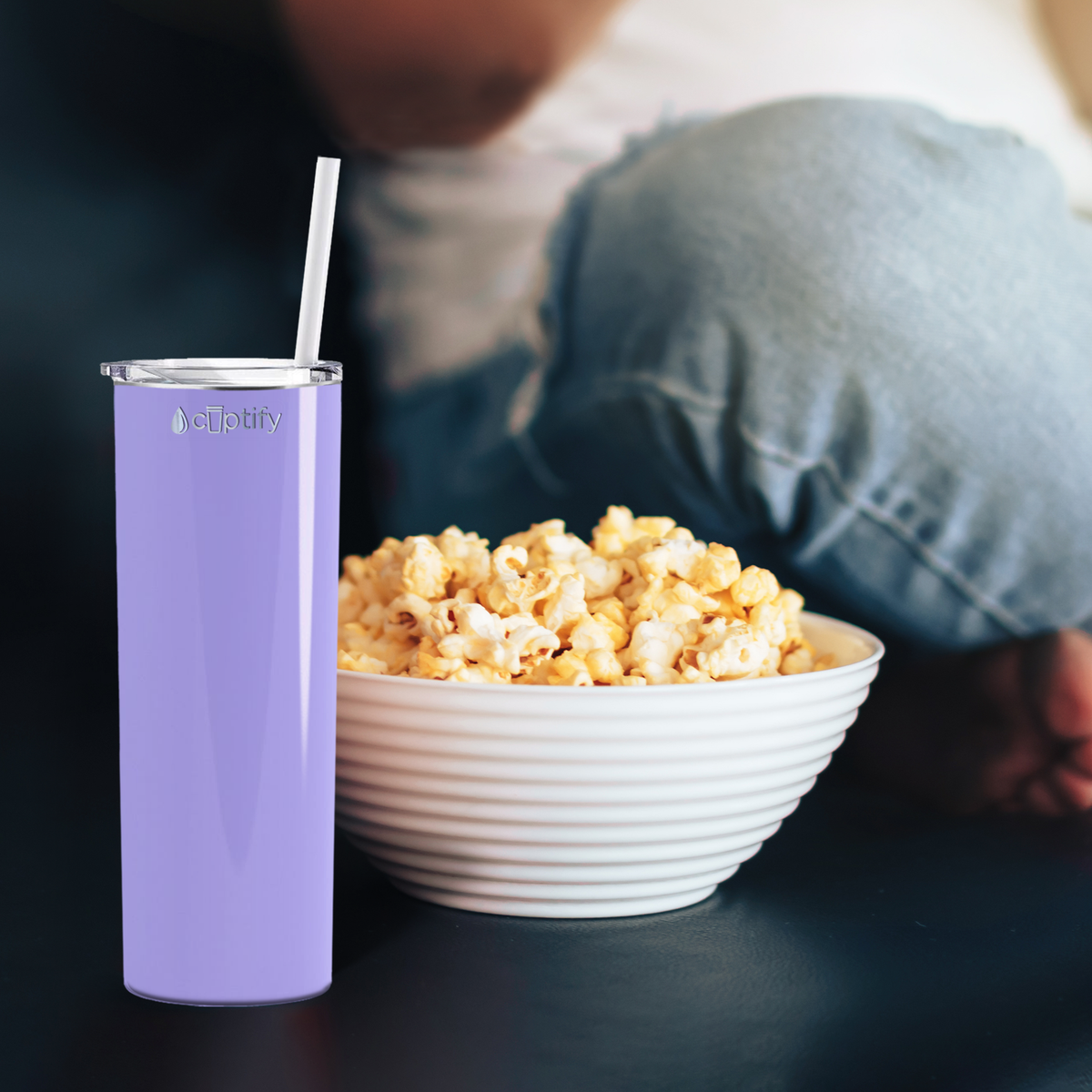  Lavender Gloss Skinny Tumbler