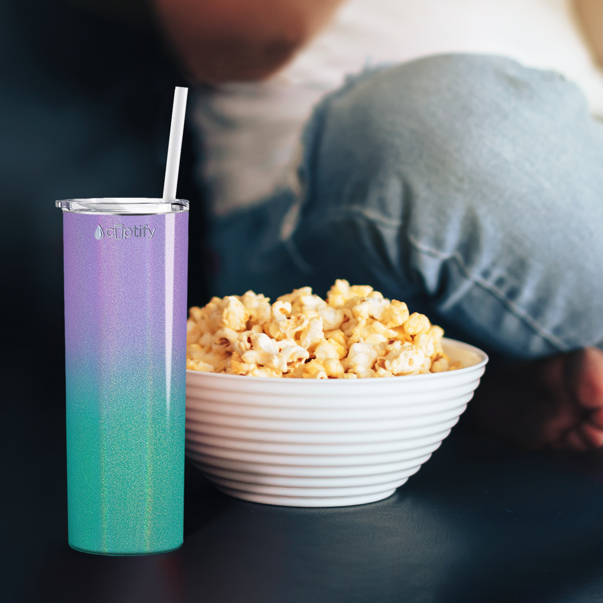  Mermaid Ombre Skinny Tumbler