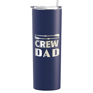 Crew Dad Laser Engraved on Stainless Steel Crew Tumbler