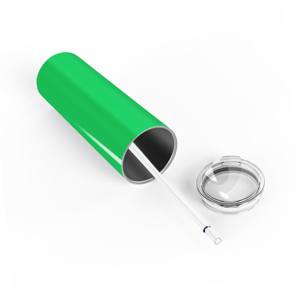  Neon Green Gloss Skinny Tumbler