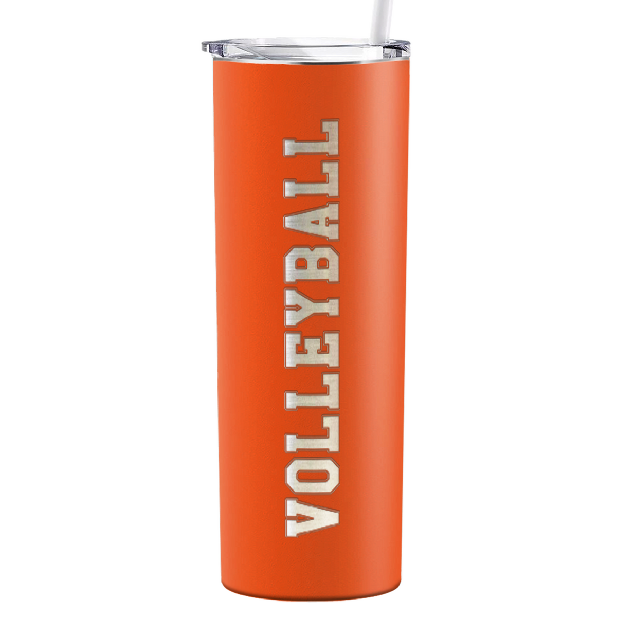 Volleyball Laser Engraved on Stainless Steel Volleyball Tumbler