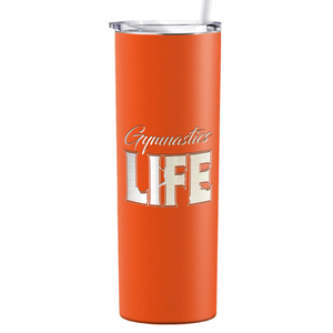 Gymnastics Life Laser Engraved on Stainless Steel Gymnastics Tumbler