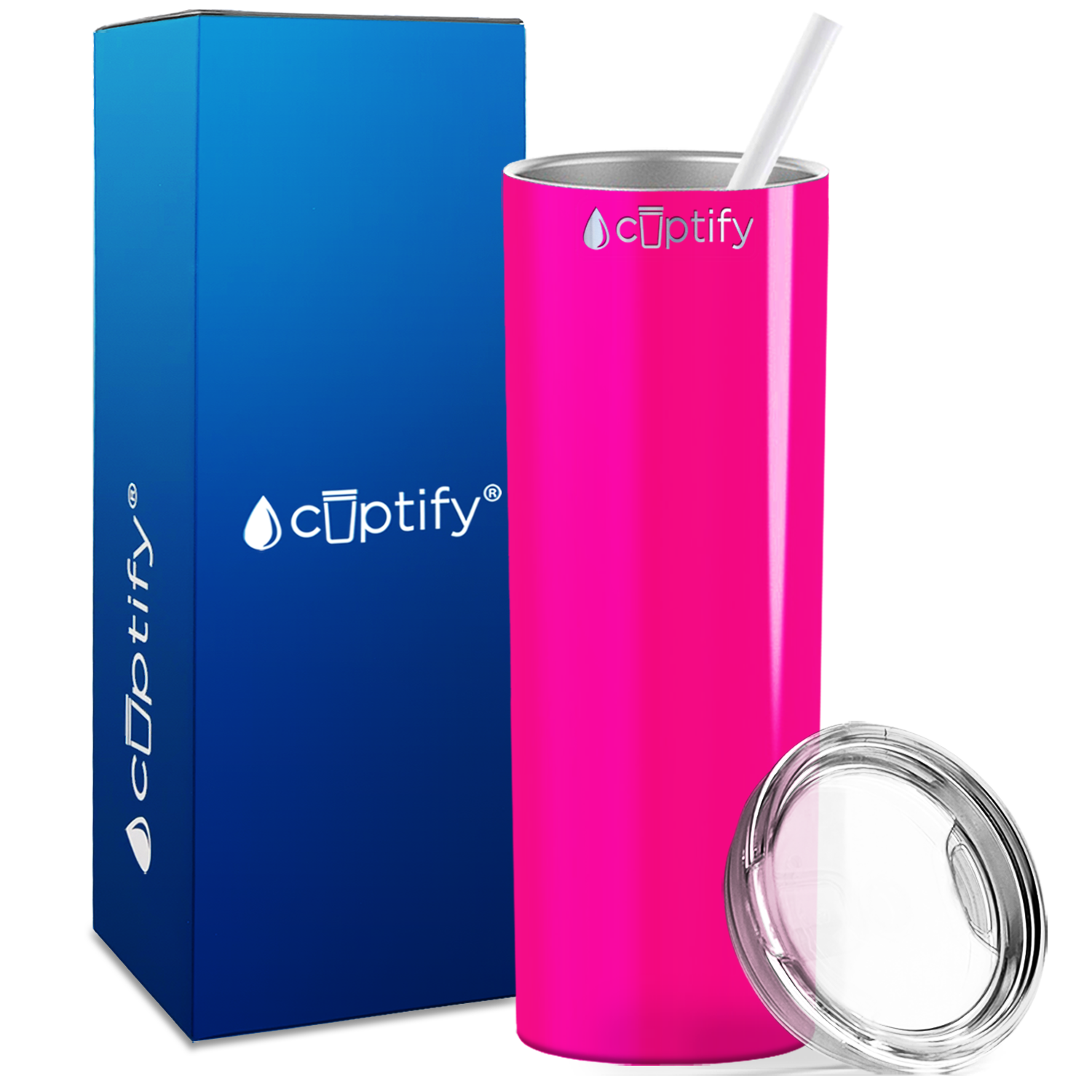  Pink Gloss Skinny Tumbler