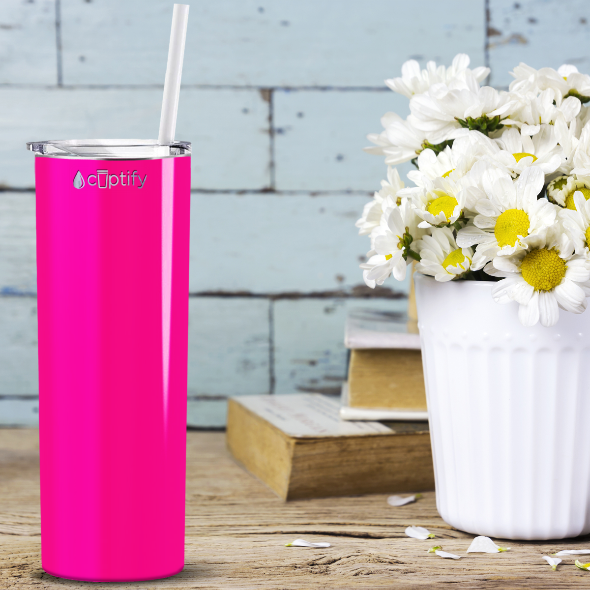  Pink Gloss Skinny Tumbler