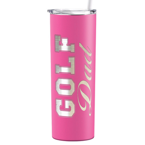 Golf Dad Laser Engraved on Stainless Steel Golf Tumbler