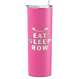 Eat Sleep Row Crew Laser Engraved on Stainless Steel Crew Tumbler