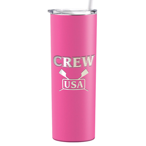 Crew USA Laser Engraved on Stainless Steel Crew Tumbler