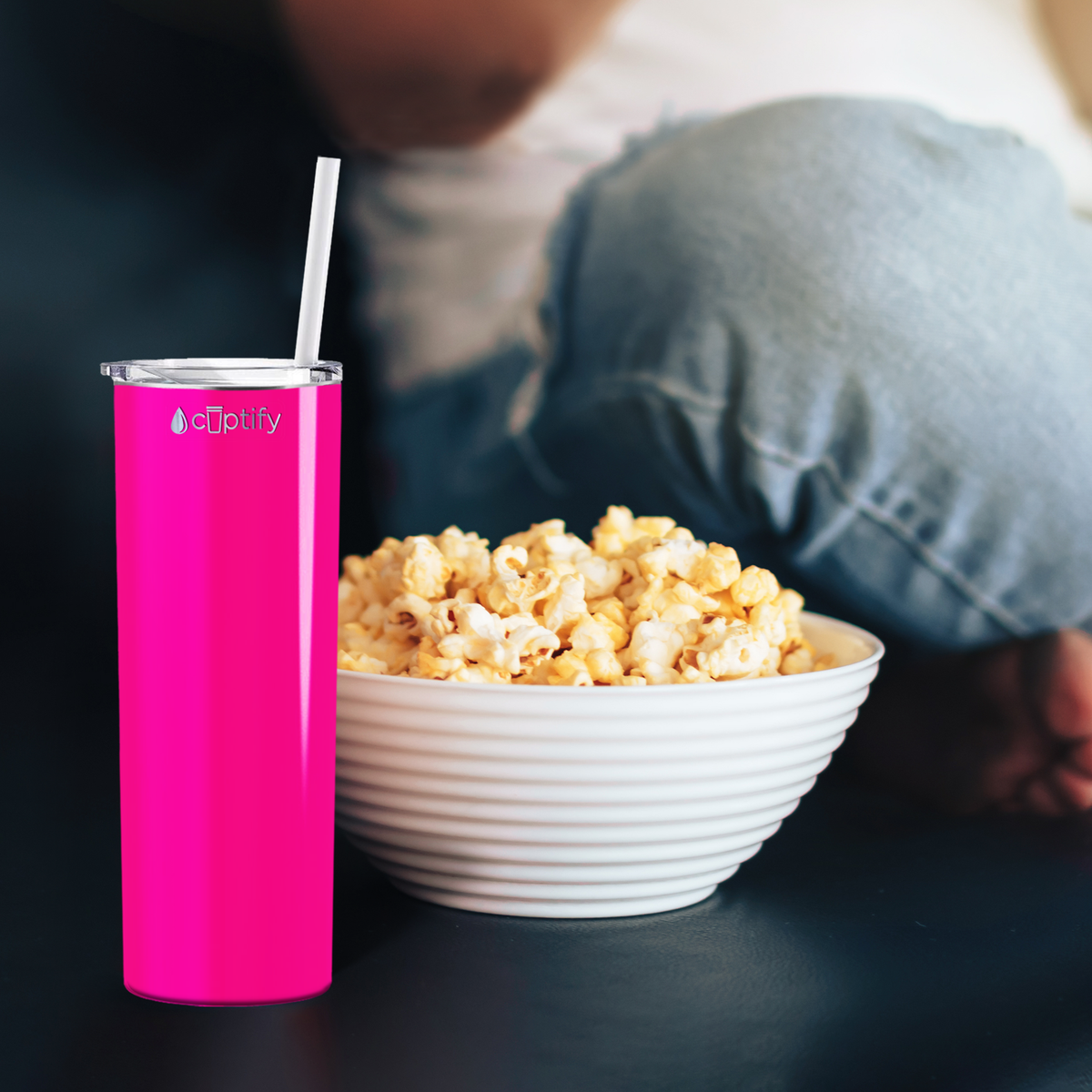  Pink Gloss Skinny Tumbler
