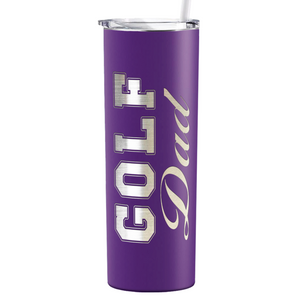 Golf Dad Laser Engraved on Stainless Steel Golf Tumbler