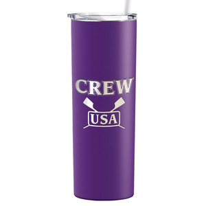 Crew USA Laser Engraved on Stainless Steel Crew Tumbler