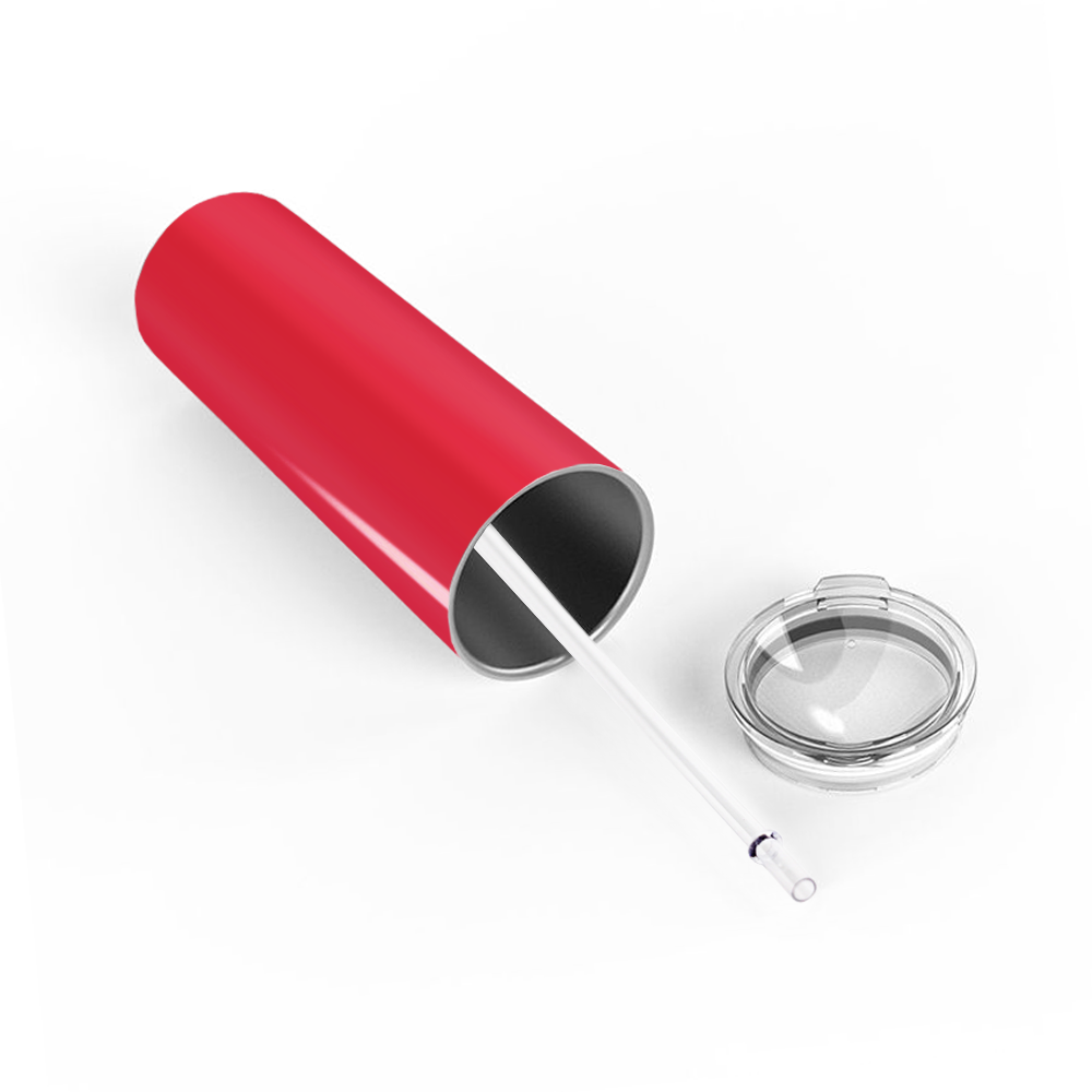  Red Gloss Skinny Tumbler
