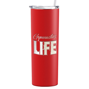 Gymnastics Life Laser Engraved on Stainless Steel Gymnastics Tumbler