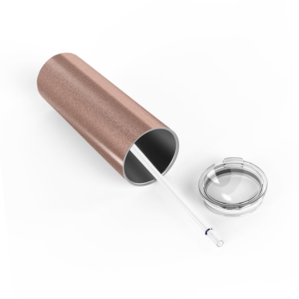  Rose Gold Skinny Tumbler