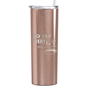 I'd Tap That Golf Ball Laser Engraved on Stainless Steel Golf Tumbler