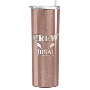 Crew USA Laser Engraved on Stainless Steel Crew Tumbler