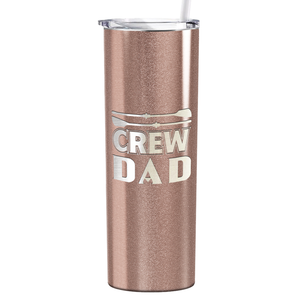 Crew Dad Laser Engraved on Stainless Steel Crew Tumbler