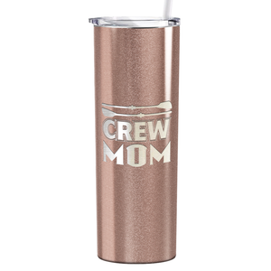 Crew Mom Laser Engraved on Stainless Steel Crew Tumbler