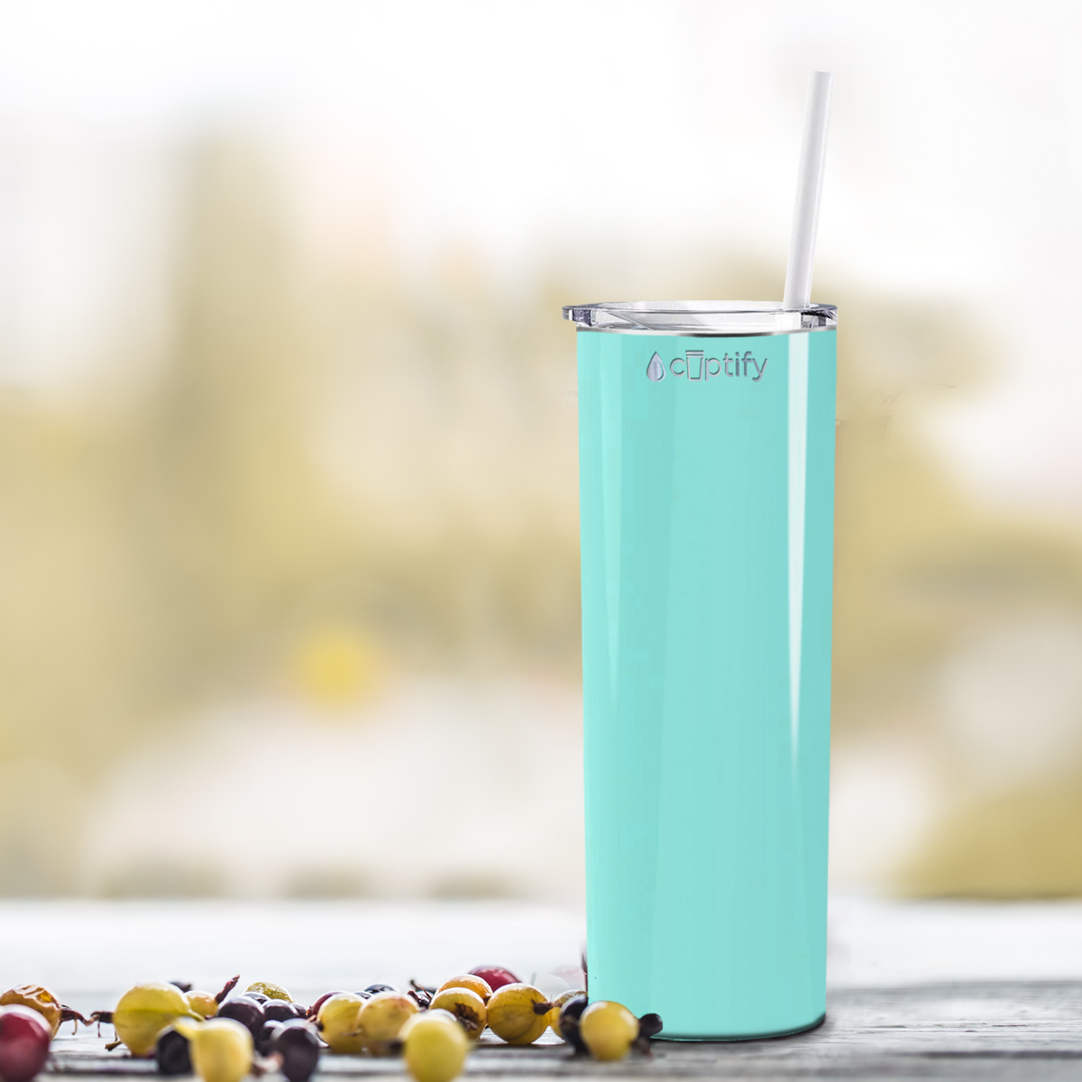  Seafoam Gloss Skinny Tumbler