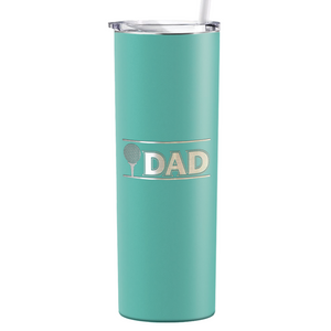 Golf Dad with Golf Ball Laser Engraved on Stainless Steel Golf Tumbler