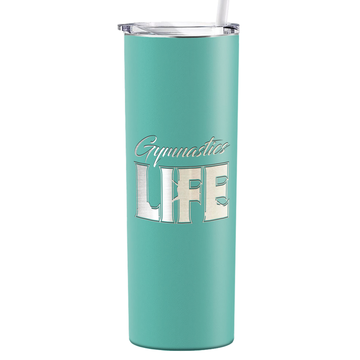 Gymnastics Life Laser Engraved on Stainless Steel Gymnastics Tumbler