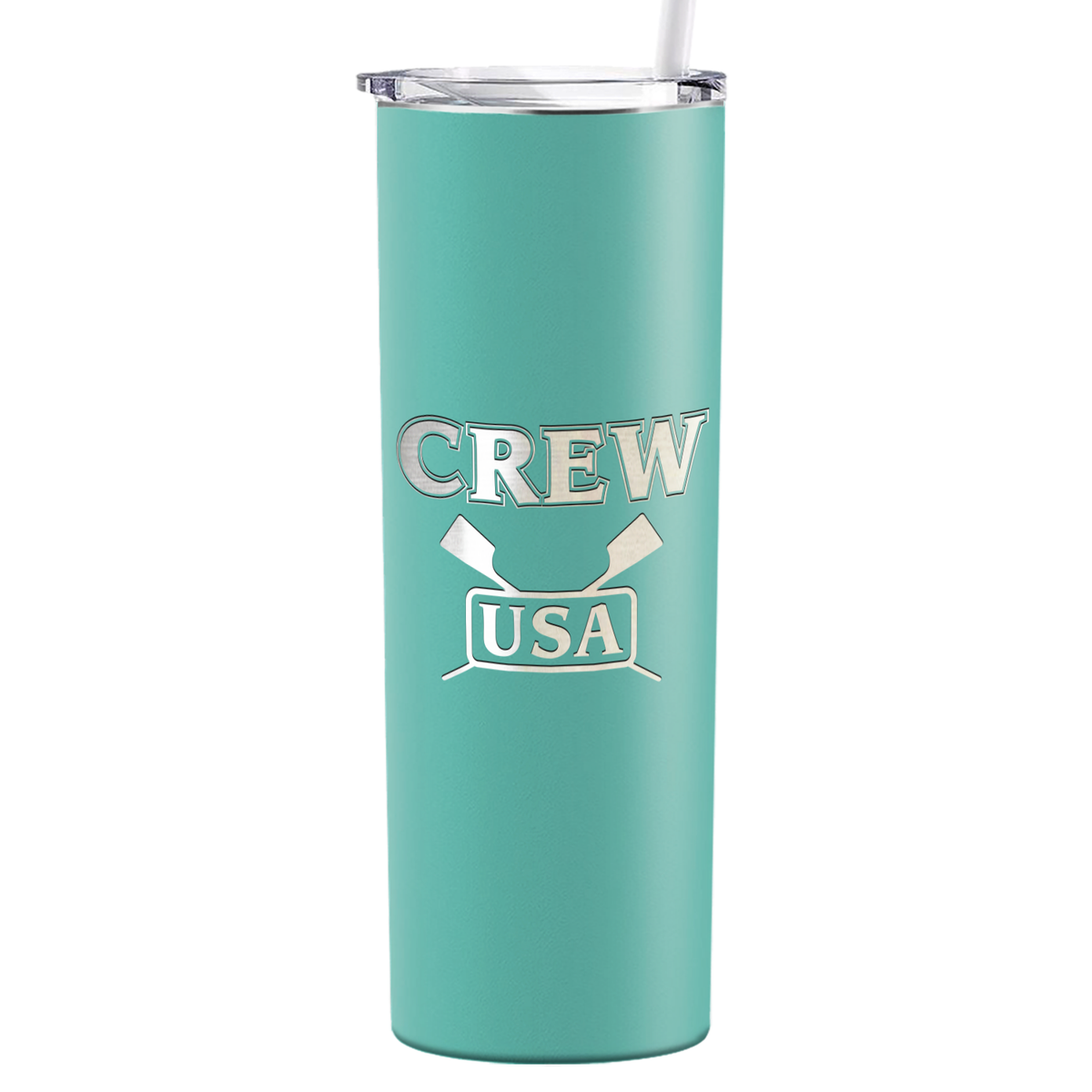 Crew USA Laser Engraved on Stainless Steel Crew Tumbler