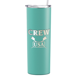 Crew USA Laser Engraved on Stainless Steel Crew Tumbler