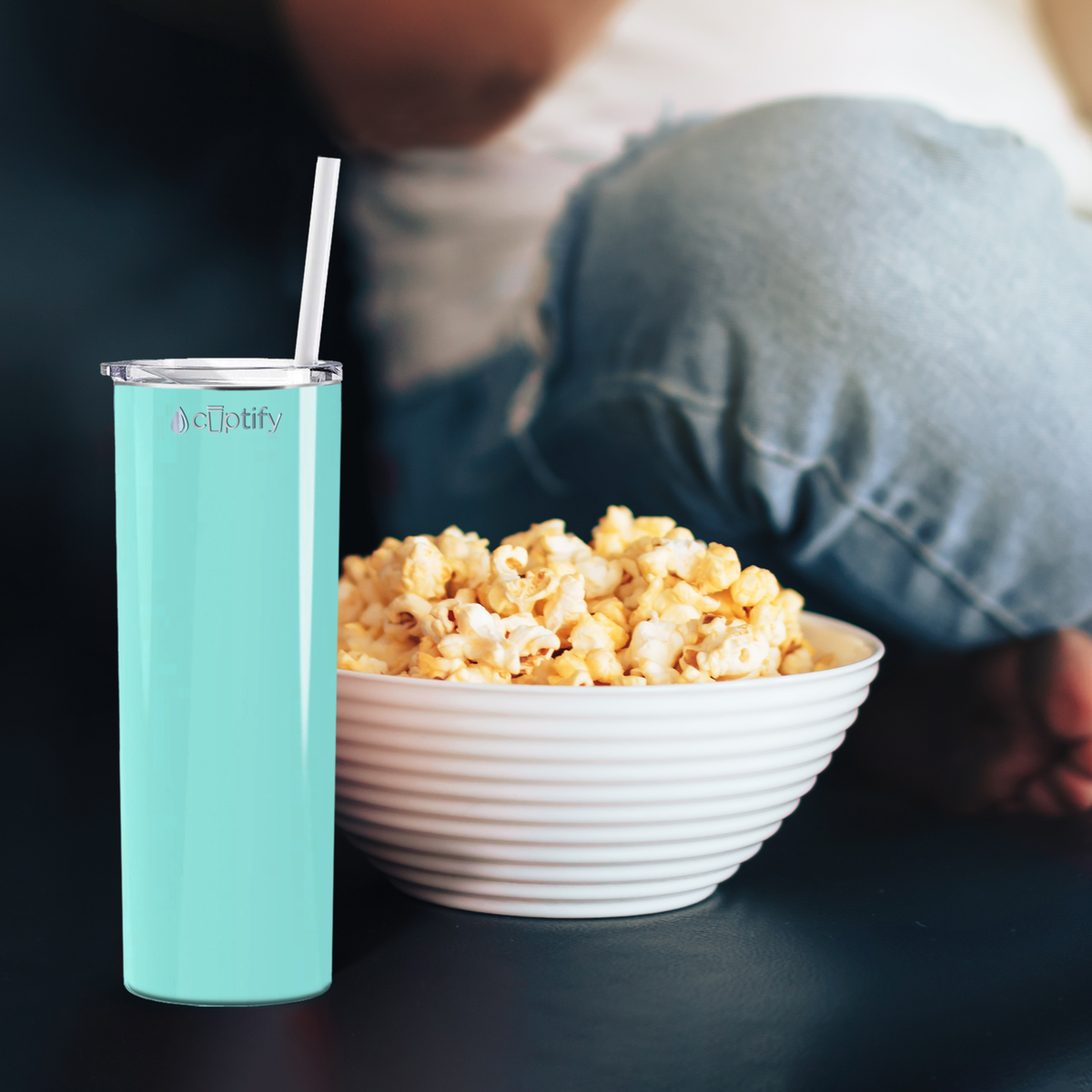  Seafoam Gloss Skinny Tumbler