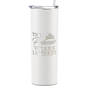 This Princess Wears Leotards Laser Engraved on Stainless Steel Gymnastics Tumbler