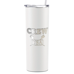 Crew USA Laser Engraved on Stainless Steel Crew Tumbler