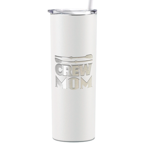 Crew Mom Laser Engraved on Stainless Steel Crew Tumbler