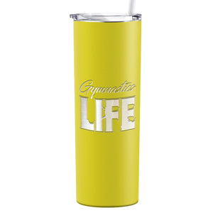 Gymnastics Life Laser Engraved on Stainless Steel Gymnastics Tumbler