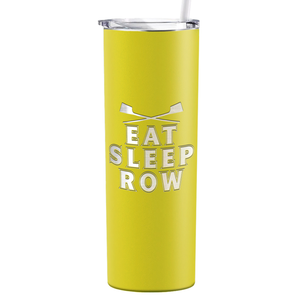 Eat Sleep Row Crew Laser Engraved on Stainless Steel Crew Tumbler