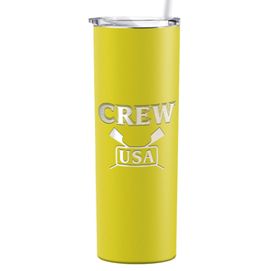 Crew USA Laser Engraved on Stainless Steel Crew Tumbler